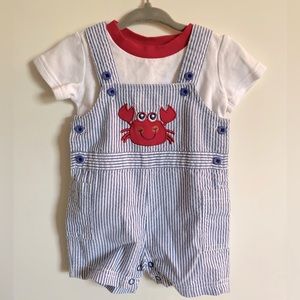 Baby boy shortalls